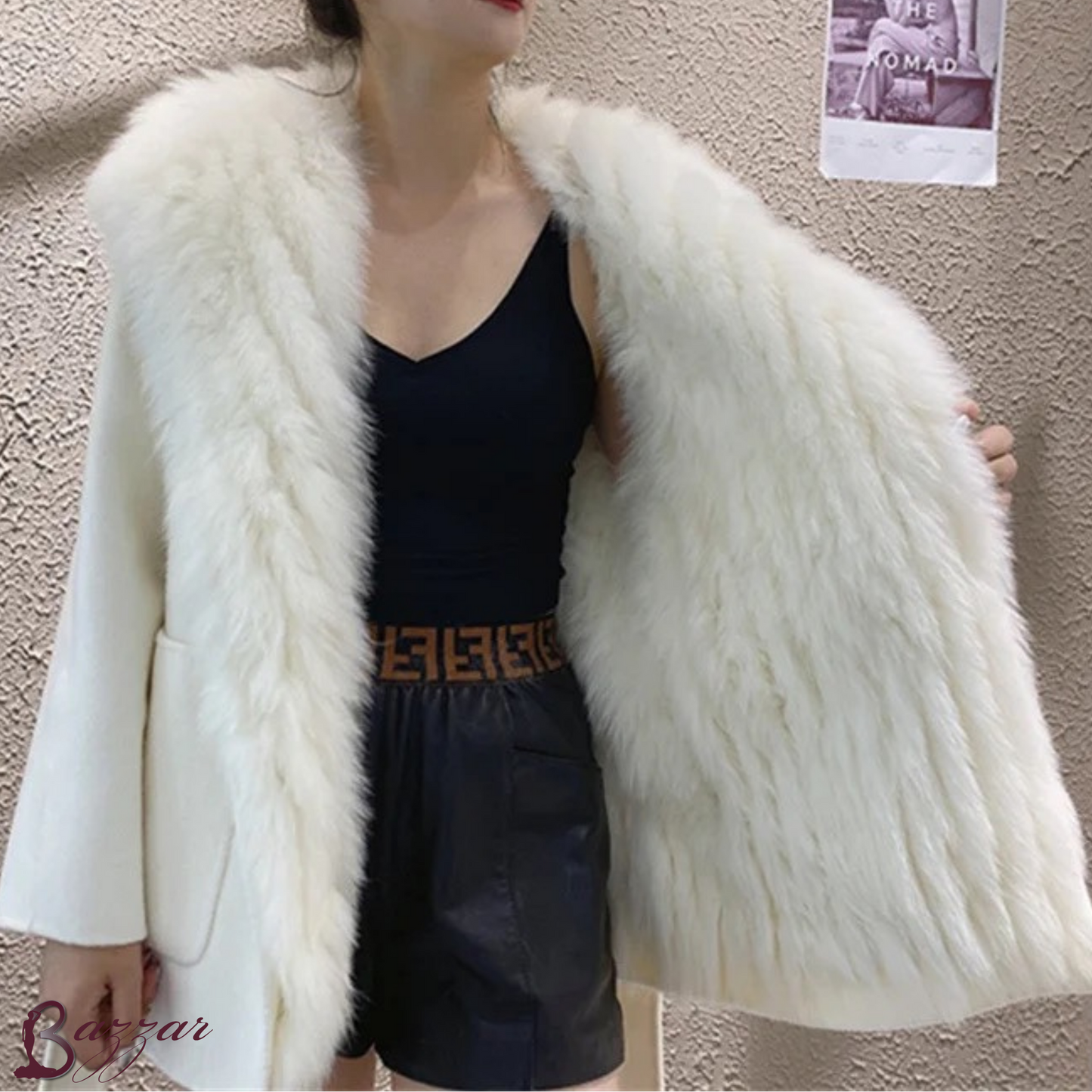 Jacket -   Fur  & Wool Coat